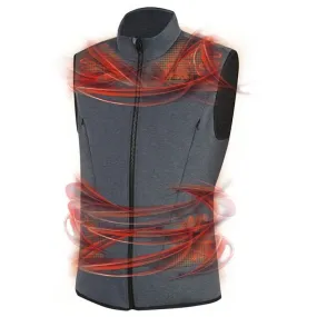 Jacke Lenz ---Heat Vest 2.0 Men + 2 Heat Pads Black Grey Melange