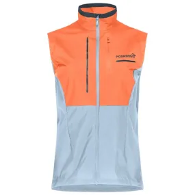 Trail-Jacke Norrona ---senja aero90 Vest W's Flamingo - Blue Fog